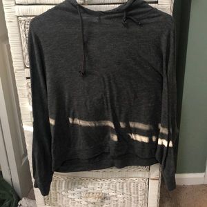 Heather Gray crop sweatshirt